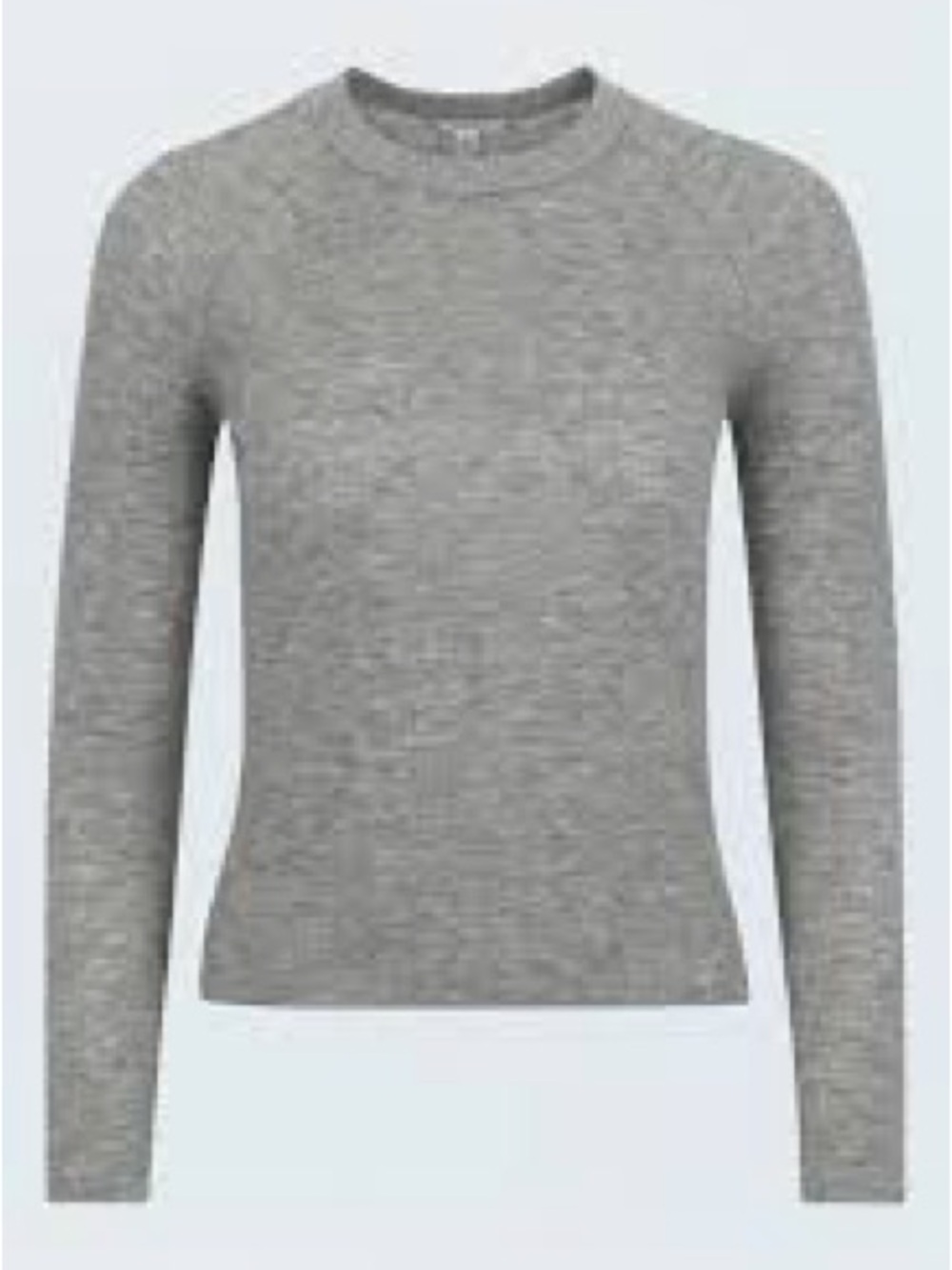 pistola Juno Heather Gray Long-Sleeve Crewneck Sweater. XS
